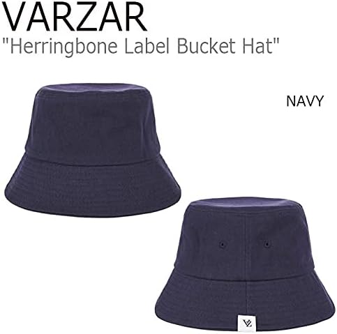 バザール バケットハット VARZAR HERRINGBONE LABEL BUCKET HAT ヘリンボーン ラベル バケット ハット varzar596/7/8 varzar672/3/4 ACC [並行輸入品]