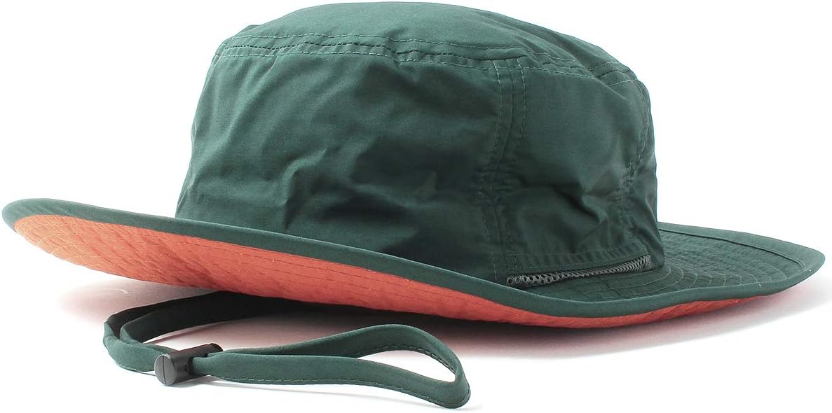 [ベーシクエンチ] サファリハット Teflon Safari Hat 撥水 手洗い UVカット 99.9% UPF50+ 日除け あご紐 洗える 雨の日 帽子 レディース メンズ フリーサイズ キッズサイズ ビッグサイズ