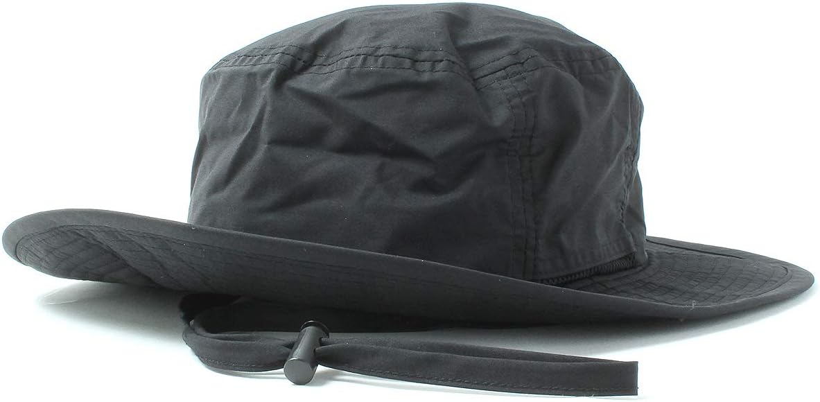 [ベーシクエンチ] サファリハット Teflon Safari Hat 撥水 手洗い UVカット 99.9% UPF50+ 日除け あご紐 洗える 雨の日 帽子 レディース メンズ フリーサイズ キッズサイズ ビッグサイズ