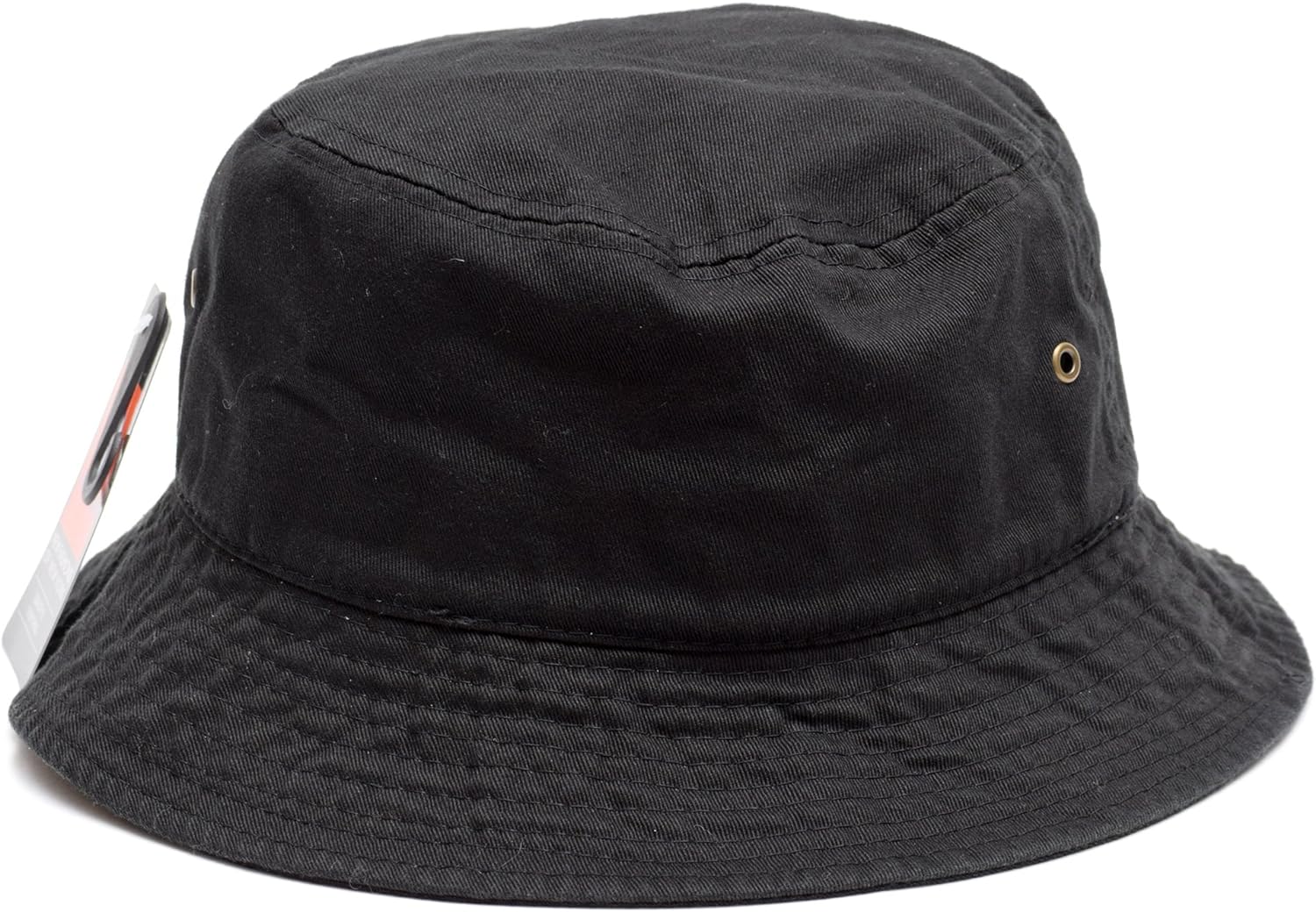 [ニューハッタン]NEWHATTAN ストーンウォシュ バケットハット 1500 ブラック L/XL(60cm～61cm) [並行輸入品]